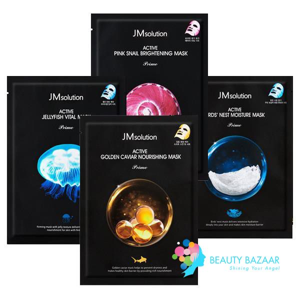 Mặt Nạ Giấy Cấp ẩm, Dưỡng Trắng Da JM Solution Active Mask 30ml