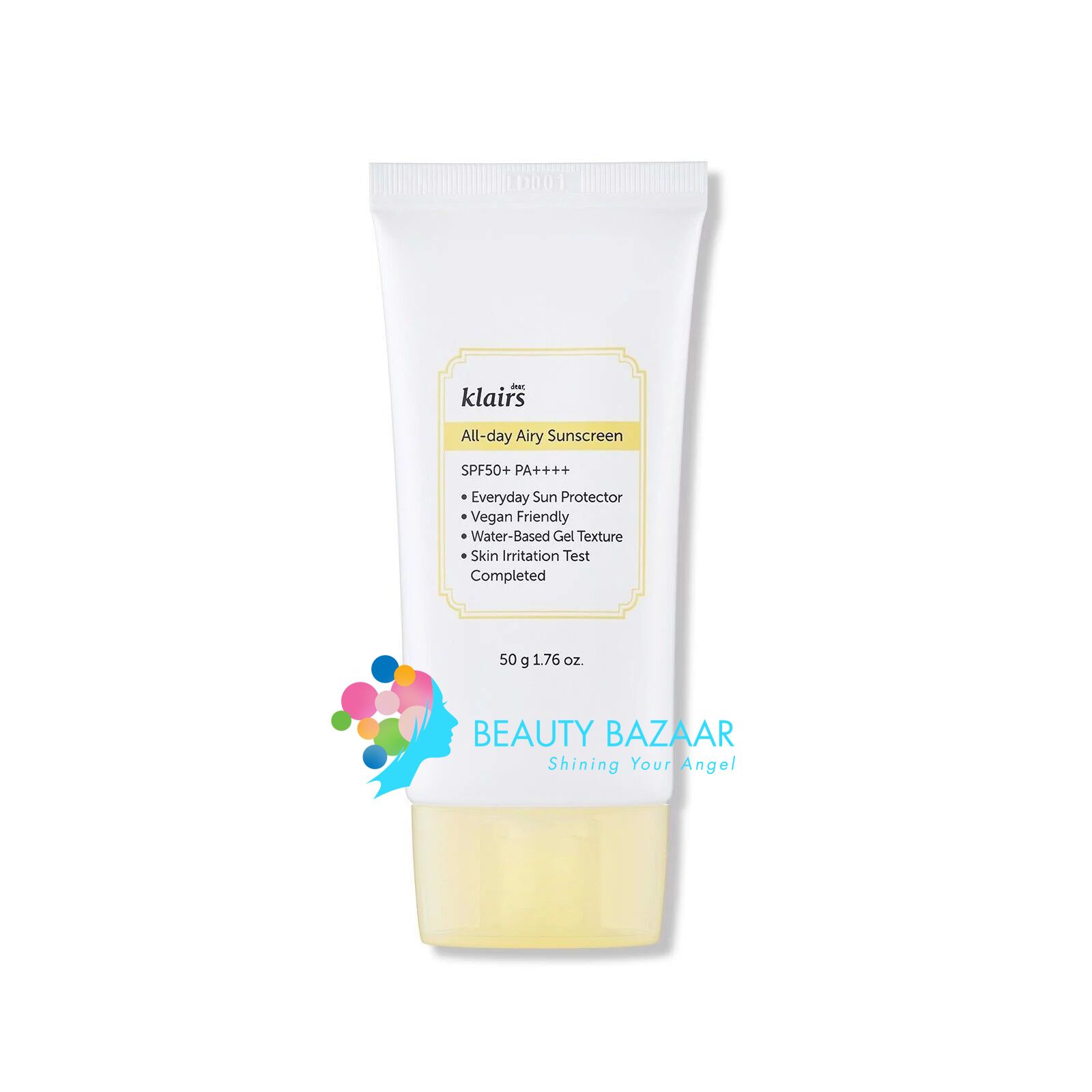 Kem Chống Nắng Làm Dịu Da Klairs All Day Airy Sunscreen SPF50+ PA++++ 50g