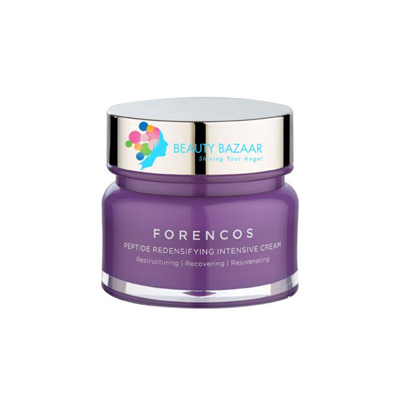 Kem dưỡng trắng da ban đêm Forencos Peptide Redensifying Intensive Cream (Tím)