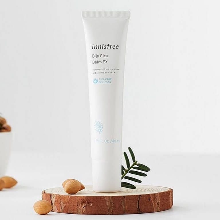 Kem Dưỡng dạng Gel Giảm Mụn, Làm Dịu Da Kích Ứng Innisfree Bija Cica Balm Ex 40ml