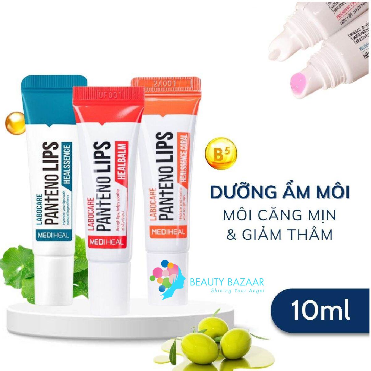 Son dưỡng ẩm, làm hồng môi Mediheal Labocare Pantenolips Healssence 10ml