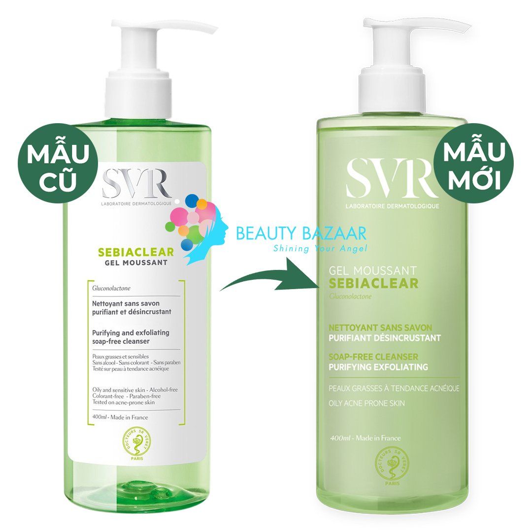 Gel Rửa Mặt Dành Cho Da Dầu SVR Sebiaclear Gel Moussant