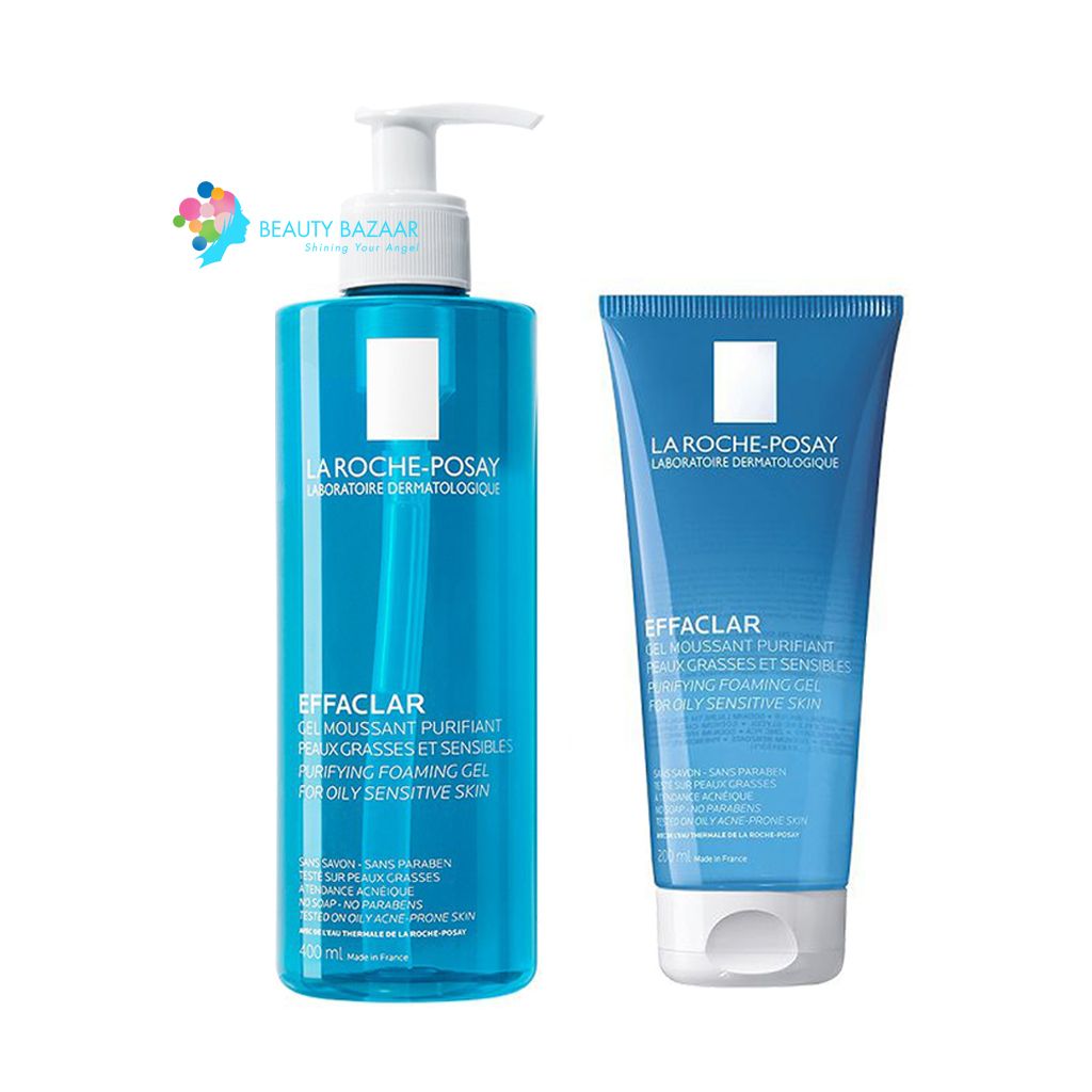 Sữa Rửa Mặt Dạng Gel Cho Da Dầu Mụn La Roche-Posay Effaclar Gel Moussant 400ml