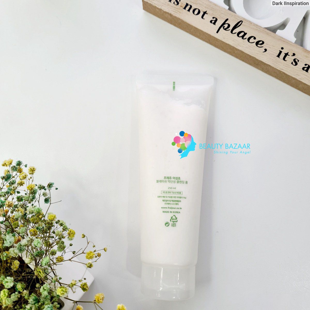 Sữa Rửa Mặt Cho Da Mụn, Nhạy Cảm Fraijour Heartleaf Blemish pH Balanced Cleansing Foam 250ml