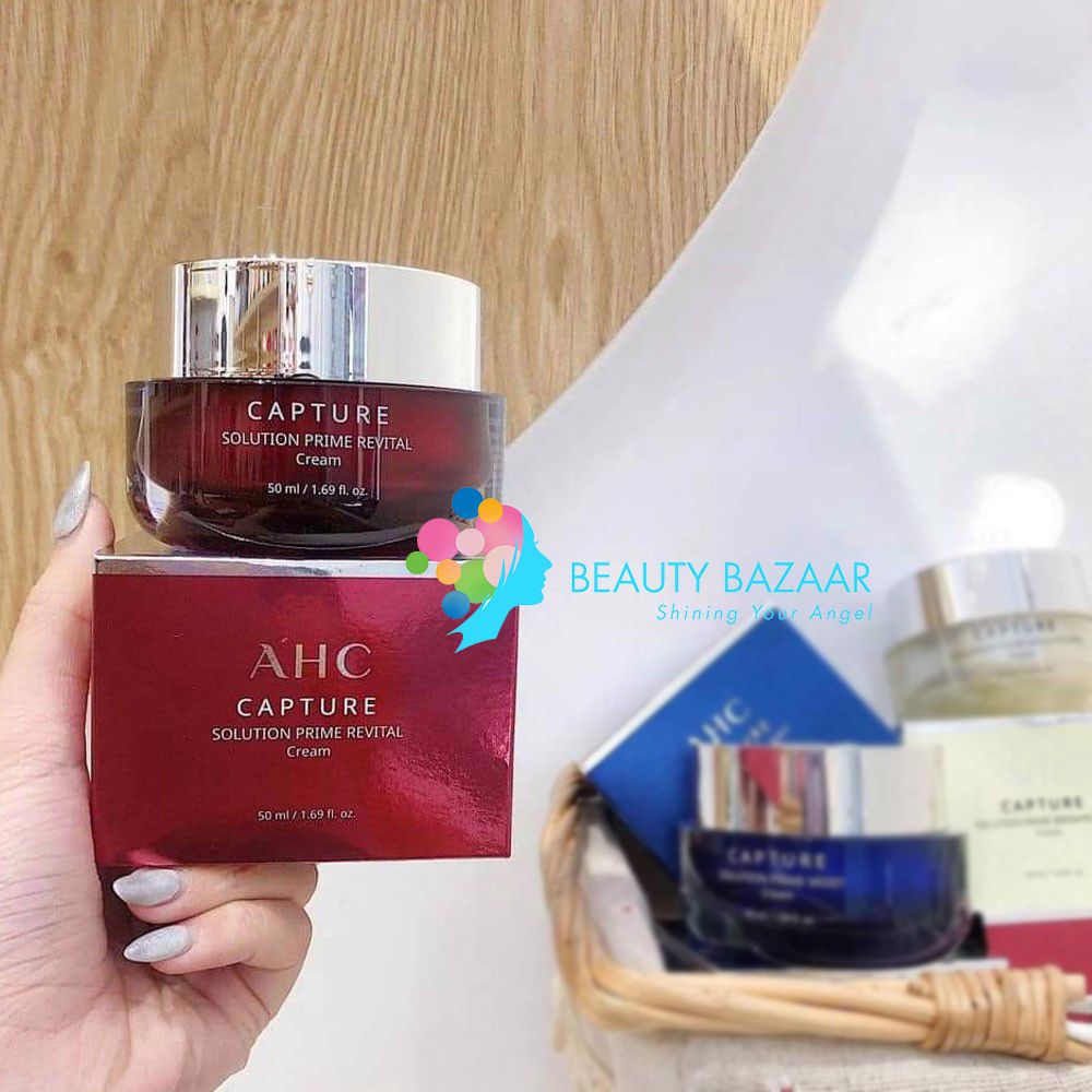 (Mẫu mới) Kem Dưỡng Chống Lão Hóa AHC Capture Solution Prime Revital Cream 50ml