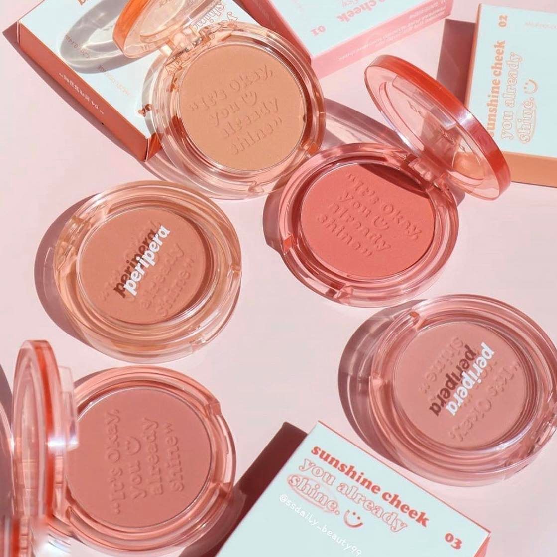(NEW) Phấn Má Hồng Peripera Pure Blushed Sunshine Cheek