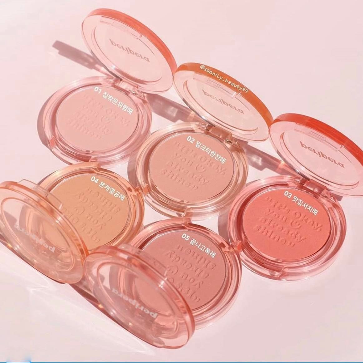 (NEW) Phấn Má Hồng Peripera Pure Blushed Sunshine Cheek