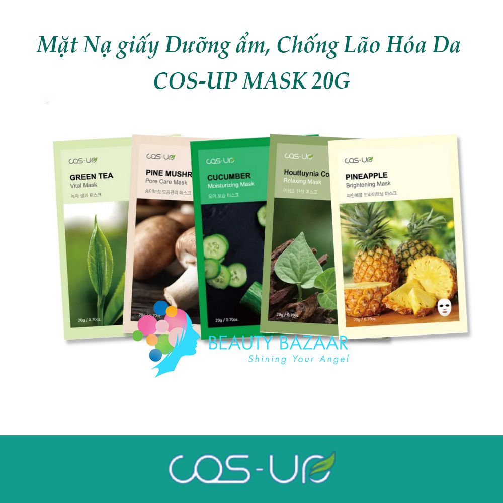 Mặt Nạ giấy Dưỡng ẩm, Chống Lão Hóa Da Cos-Up Mask 20g