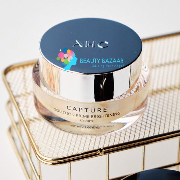 Kem Dưỡng Trắng Da AHC Capture Solution Prime Brightening 50ml (VÀNG)