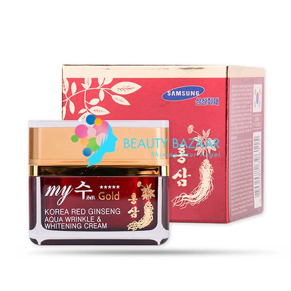 Kem Dưỡng Nhân Sâm My Gold Korea Red Ginseng White Cream 50ml