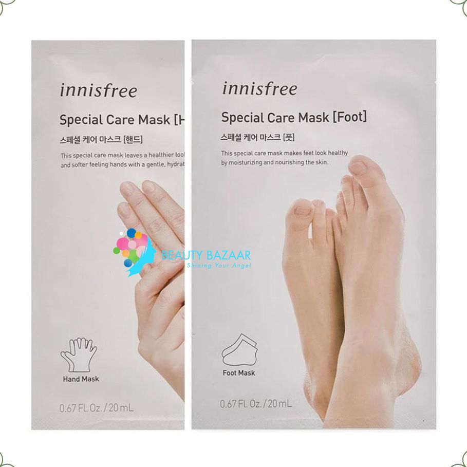 Mặt Nạ Dưỡng Da Tay Mềm Mịn Innisfree Special Care Mask Hand 20ml