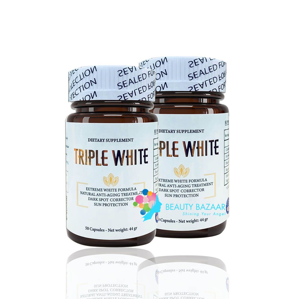 Viên Uống Trị Nám Triple White Chống Nắng Trắng Da Glutathione 1200 mg (50 viên)