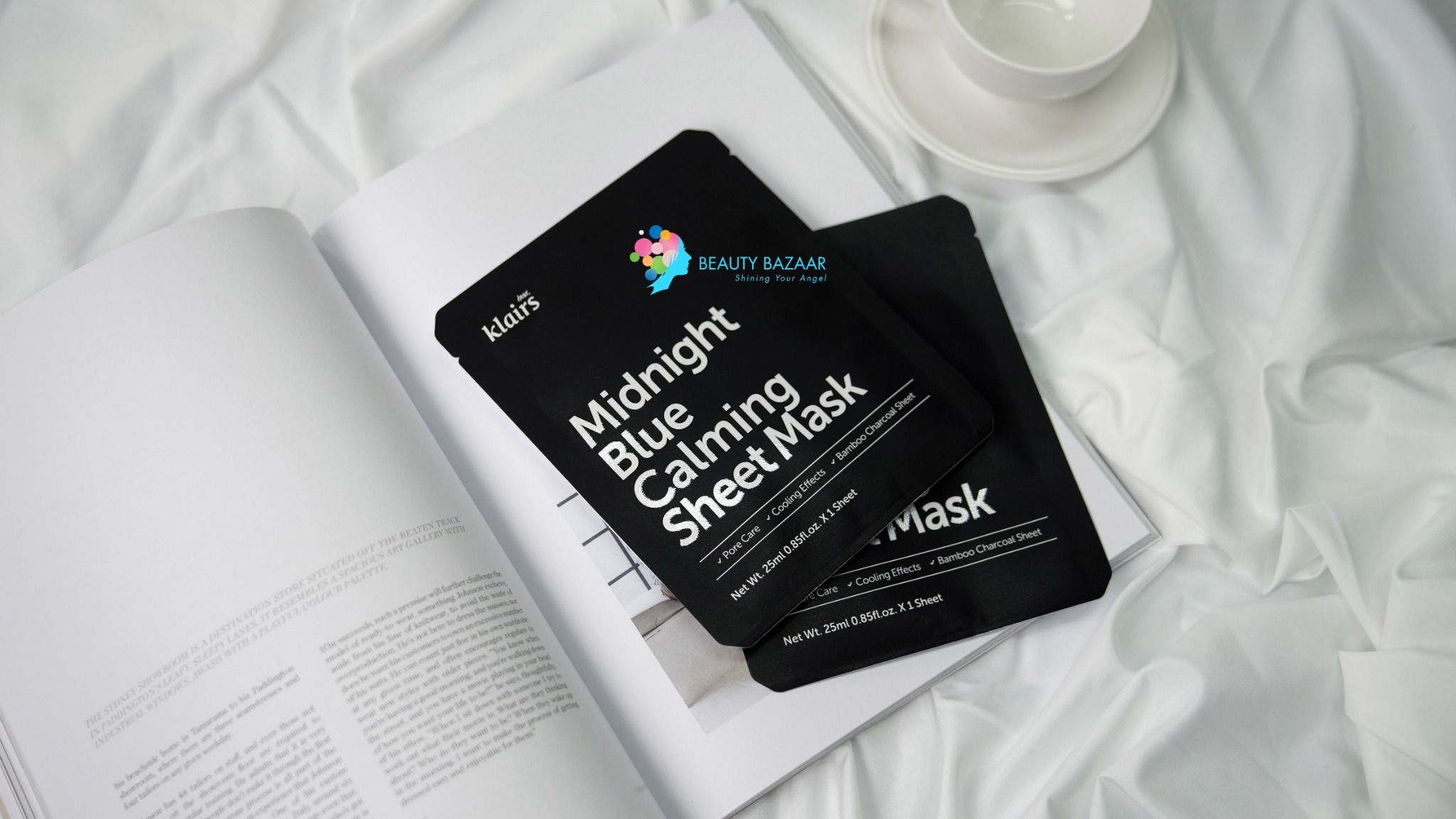 Mặt Nạ Làm Dịu, Phục Hồi Da Klairs Midnight Blue Calming Sheet Mask 25ml