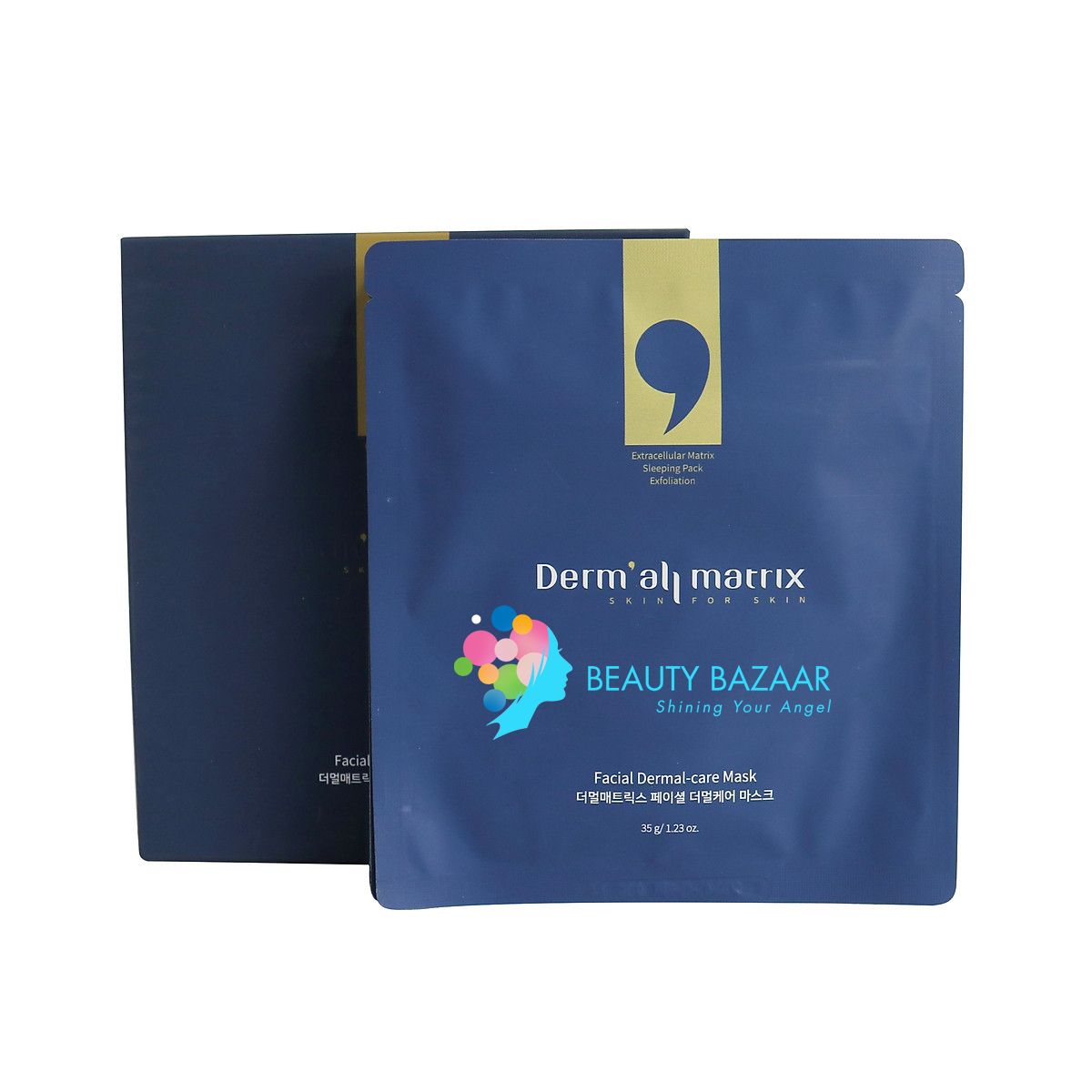 Mặt Nạ Thạch Collagen Trẻ Hóa Làn Da Derm All Matrix Facial Dermal-care Mask (35g x 4ea)