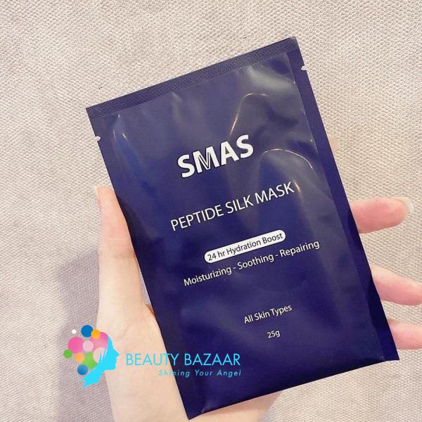Mặt Nạ Phục Hồi Dưỡng ẩm Da SMAS Peptide Silk Mask 24hr Hydration Boost 25g