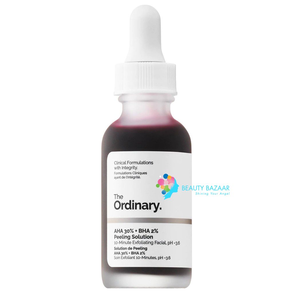 Tinh Chất Tẩy Da Chết Hóa Học The Ordinary AHA 30% + BHA 2% Peeling Solution 30ml