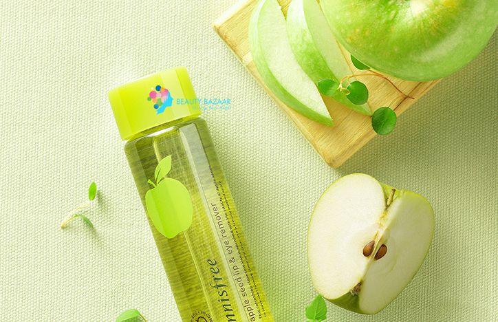 Tẩy trang mắt môi chiết xuất hạt táo xanh Innisfree Apple Seed Lip & Eye Makeup Remover 100ml