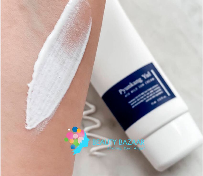 Kem Chống Nắng Phổ Rộng Phục Hồi Cho Da Nhạy Cảm Pyunkang Yul Ato Mild Sun Cream SPF50+ PA++++ 75ml