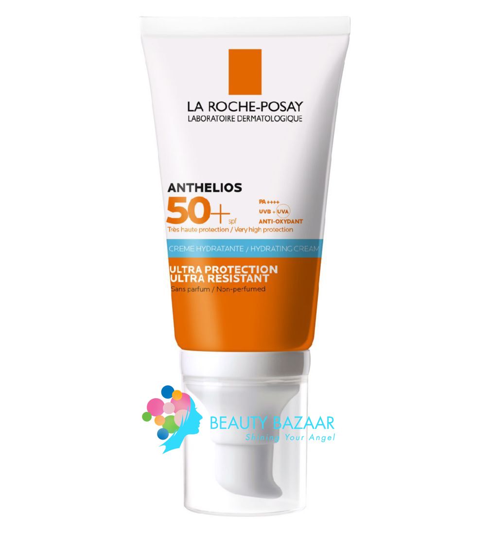 Kem Chống Nắng Cho Da Khô Nhạy Cảm La Roche-Posay Anthelios Creme Hydratante SPF50+ (VẠCH XANH DƯƠNG)