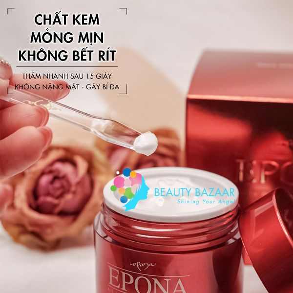 Kem Dưỡng Trắng Chống Lão Hóa Da Từ Dầu Ngựa Epona All In One Total Skin Care Intensive 50ml