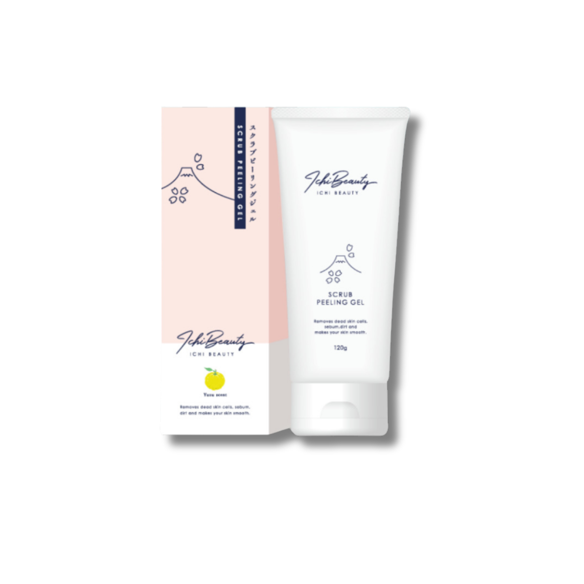 Tẩy Da Chết Ichi Beauty Scrub Peeling chiết xuất cam Yuzu Nhật Bản Gel 120g