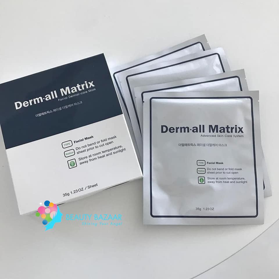 Mặt Nạ Thạch Collagen Trẻ Hóa Làn Da Derm All Matrix Facial Dermal-care Mask (35g x 4ea)