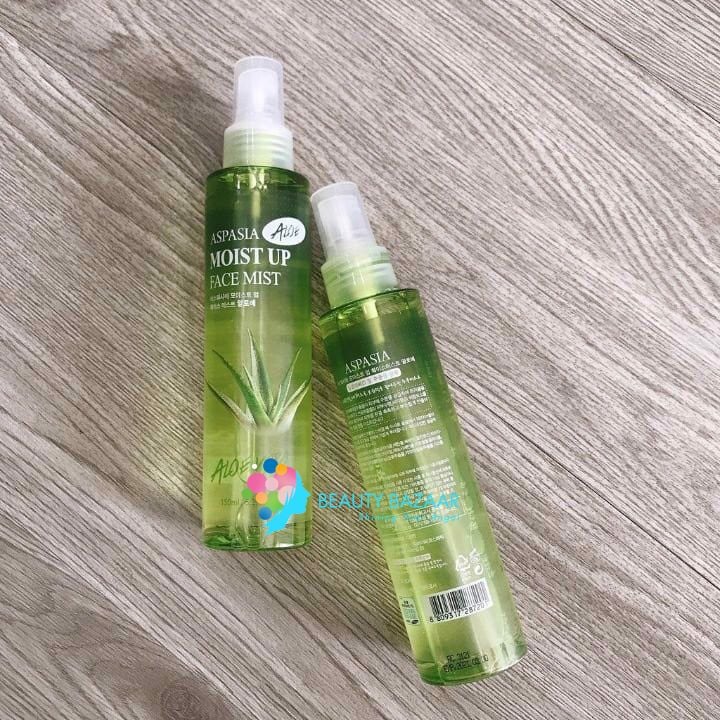 Xịt Khoáng Dưỡng Ẩm, Làm Dịu Da Aspasia Moist Up Face Mist 150ml