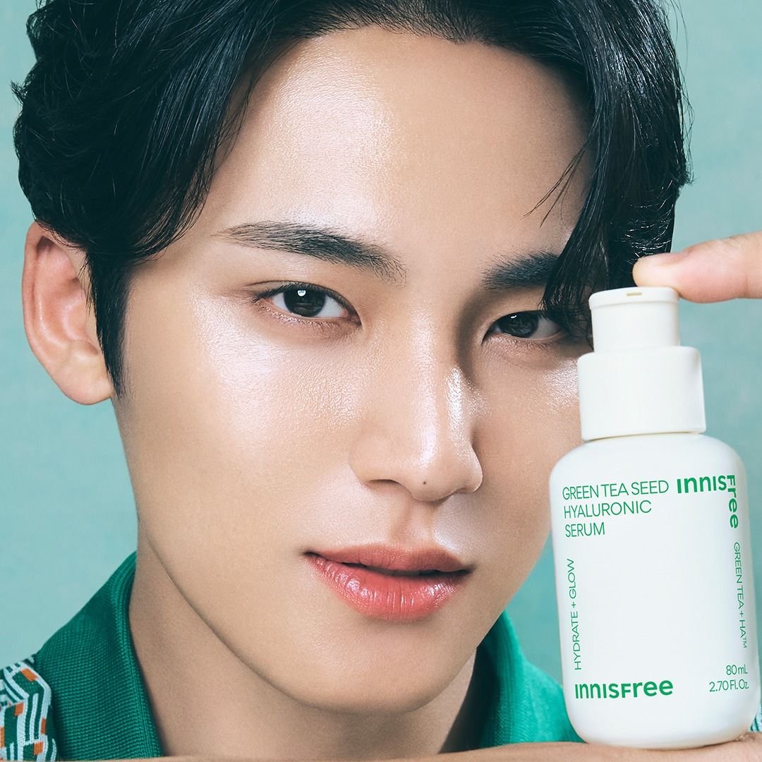 (Mẫu 2023) Tinh Chất Trà Xanh Cấp ẩm, Phục hồi da Innisfree Green Tea Seed Hyaluronic Acid Serum 80ml