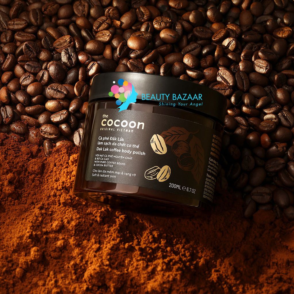 Tẩy Tế Bào Chết Toàn Thân Cocoon Dak Lak Coffee Body Polish