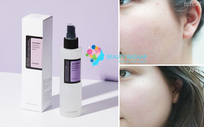 Nước Hoa Hồng Hỗ Trợ Giảm Mụn Cosrx AHA/BHA Clarifying Treatment Toner