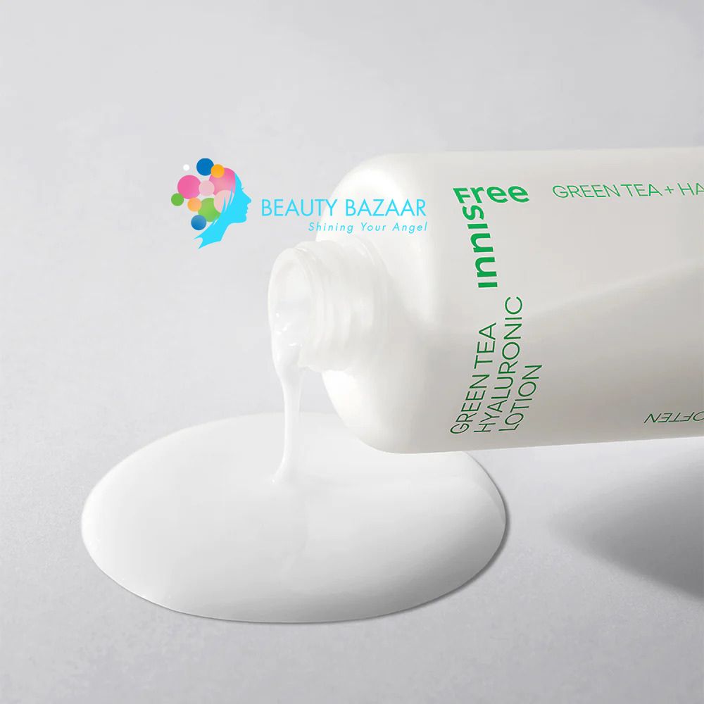 (MẪU 2023) Nước Hoa Hồng Cấp ẩm, Phục hồi da Innisfree Green Tea Hyaluronic Skin 170ml