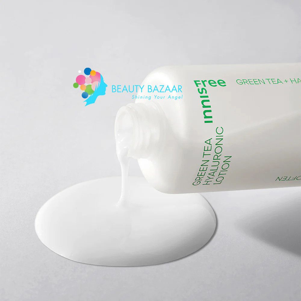 (New 2023) Sữa Dưỡng Trà Xanh Phục hồi da Innisfree Green Tea Hyaluronic Lotion 170ml