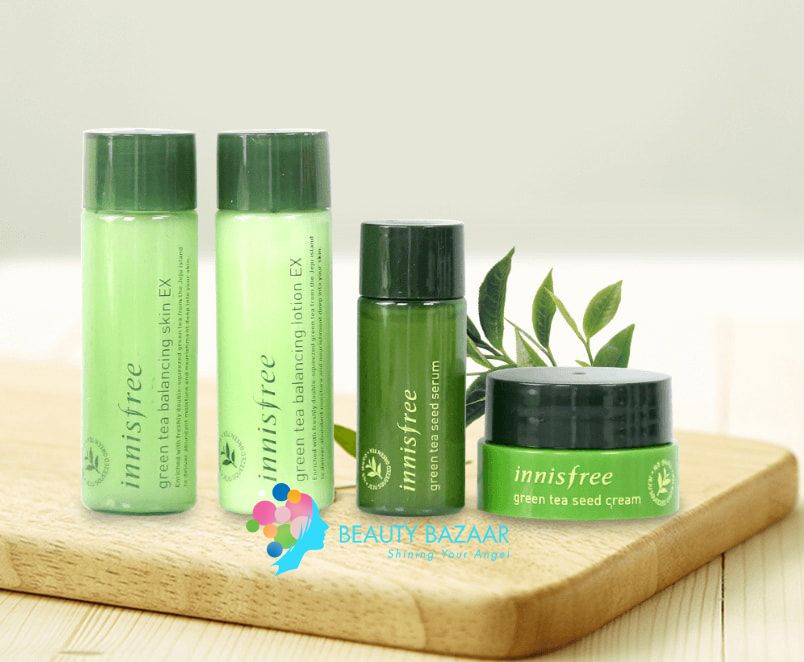 Bộ Dưỡng ẩm Trà xanh Innisfree Green Tea Special Kit EX (4 món)