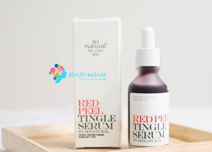 Tinh Chất Tẩy Da Chết Hóa Học So’Natural Red Peel Tingle Serum 35ML