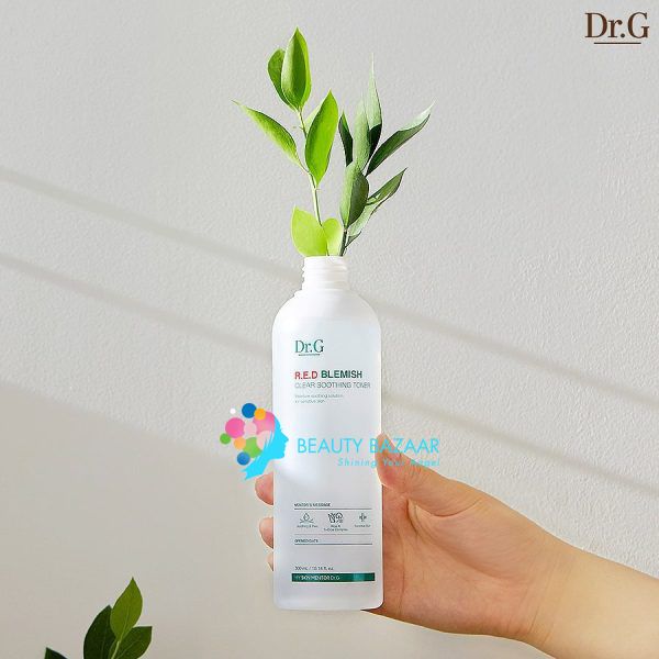 (Mẫu Mới) Nước Hoa Hồng Dưỡng Ẩm Làm Dịu Da Dr.G R.E.D Blemish Clear Soothing Toner 300ml