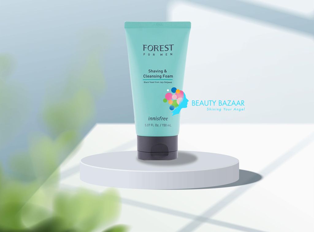 Sữa rửa mặt và cạo râu cho nam Innisfree Forest For Men Shaving & Cleansing Foam 150ml
