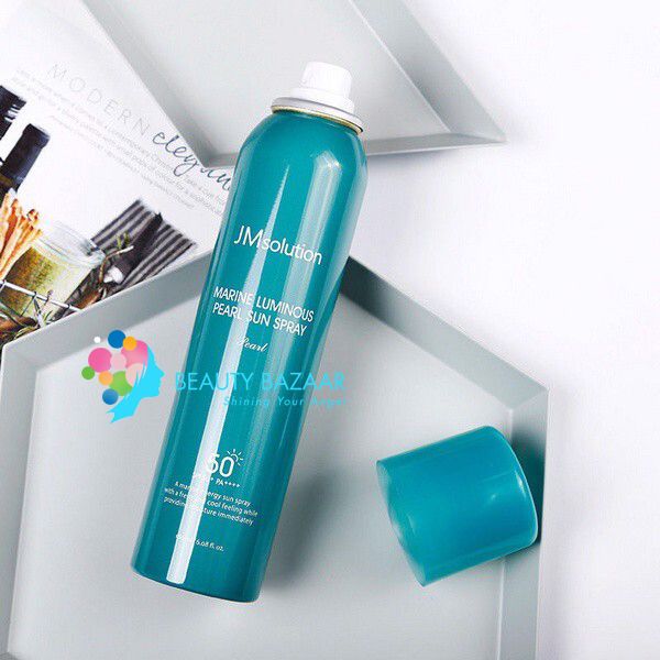 Xịt chống nắng đa năng Jm Solution Marine Luminous Pearl Sun Spray Pearl 180ml