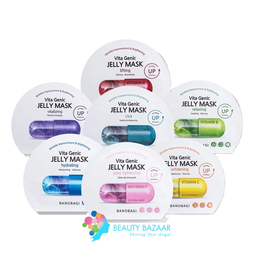 Mặt Nạ Giấy Dưỡng ẩm Banobagi Vita Genic Jelly Mask 30g (1 miếng)