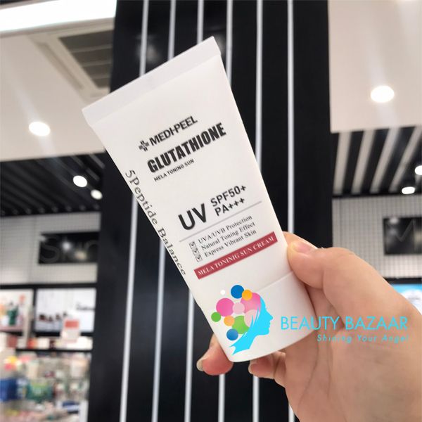 Kem Chống Nắng Nâng Tone Da Medi-Peel Bio Intense Glutathione Mela Toning Sun UV SPF50+ PA++++ 50ml