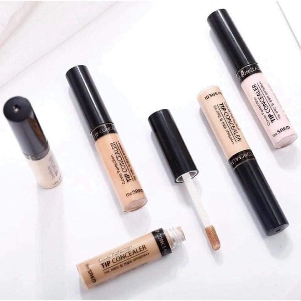Kem Che Khuyết Điểm The Saem Cover Perfection Tip Concealer 6.5g