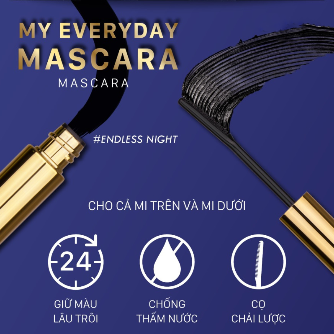Mascara Dài Và Dày Mi Browit By Nongchat My Everyday Mascara #Endless Night