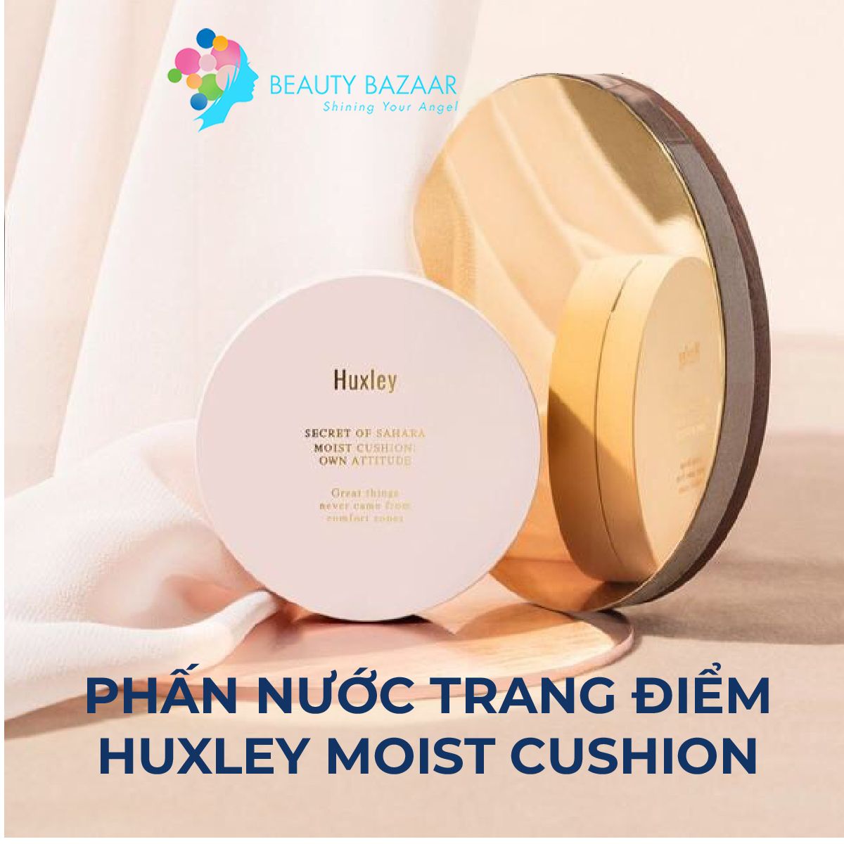 Phấn Nước Trang Điểm Huxley Cover Cushion Own Attitude