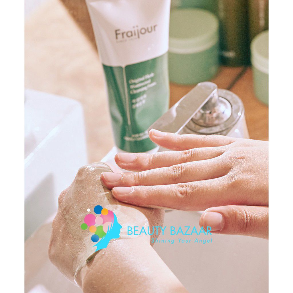 Sữa rửa mặt thảo mộc Fraijour Original Herb Wormwood Cleansing Foam 150ml