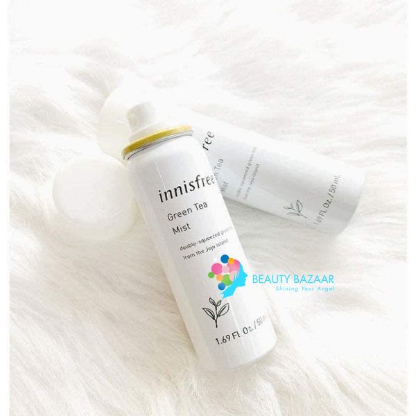 (Mẫu Mới) Xịt Khoáng Dưỡng ẩm Trà Xanh Innisfree Green Tea Mist