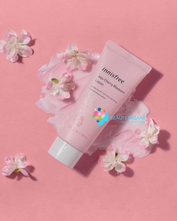 Sữa dưỡng ẩm sáng da Innisfree Jeju Cherry Blossom Lotion