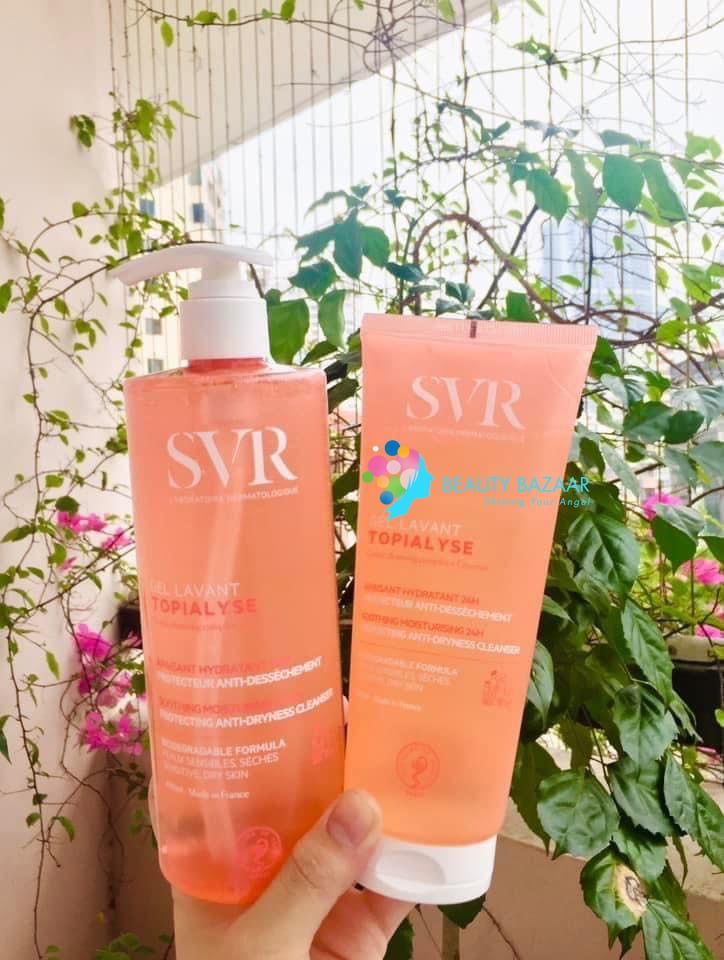 Sữa Rửa Mặt Dạng Gel Không Chứa Xà Phòng Cho Da Khô SVR Topialyse Gel Lavant 200ml
