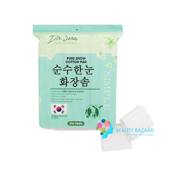 Bông Tẩy Trang Dr.Sera Pure Snow Cotton Pad (234 miếng)