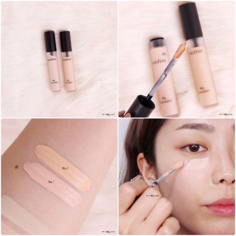 Kem Che Khuyết Điểm Quanh Mắt Innisfree My Concealer Dark Circle Cover