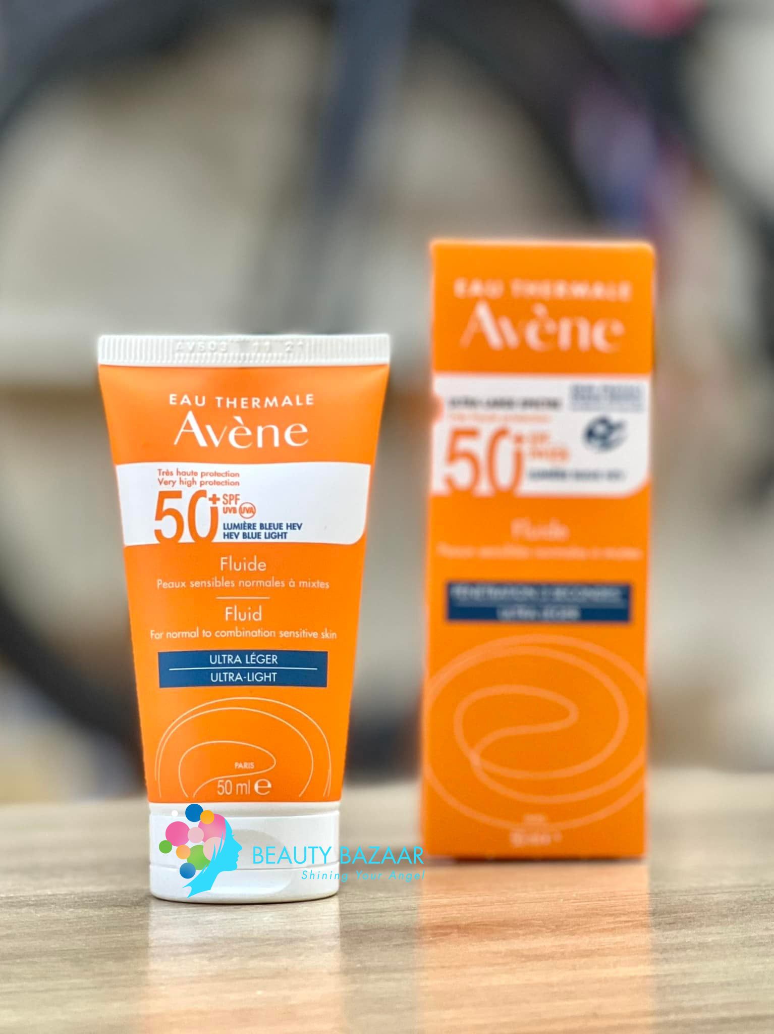 Kem chống nắng dành cho da thường & da hỗn hợp Avene Very High Protection Fluid SPF50+ 50ml