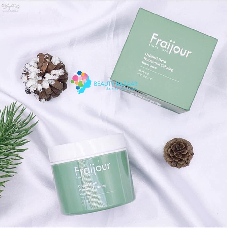 Kem dưỡng thảo mộc Fraijour Original Herb Wormwood Calming Watery Cream 100ml